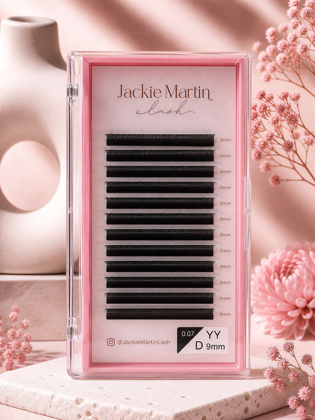 YY Eyelashes Extension Lashes Y Shaped 9mm 0.07 D