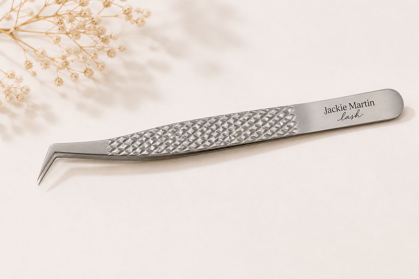 Fiber tip tweezer model 2 Gray