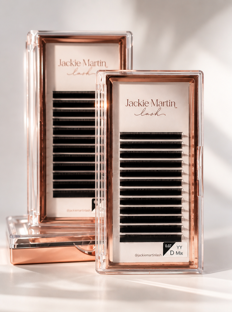 Dark Brown YY Eyelashes Extension Lashes Shaped 0.07 D MIX