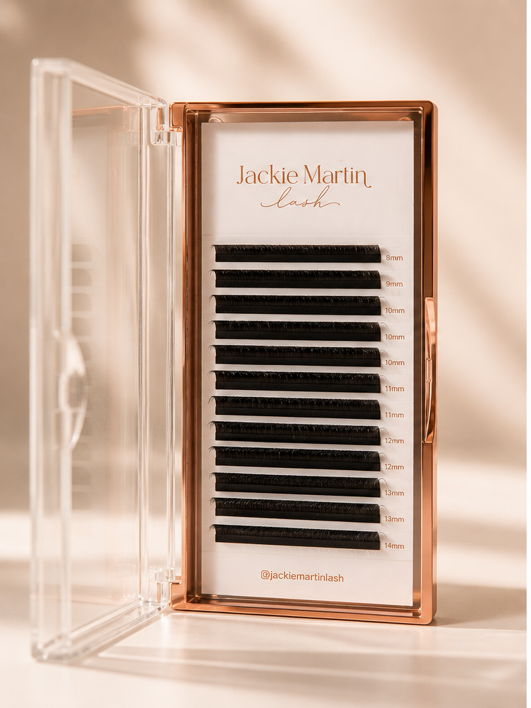 Dark Brown W 4D Eyelashes Extension 0.07 D MIX