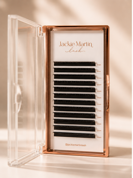 Dark Brown W 4D Eyelashes Extension 0.07 D MIX