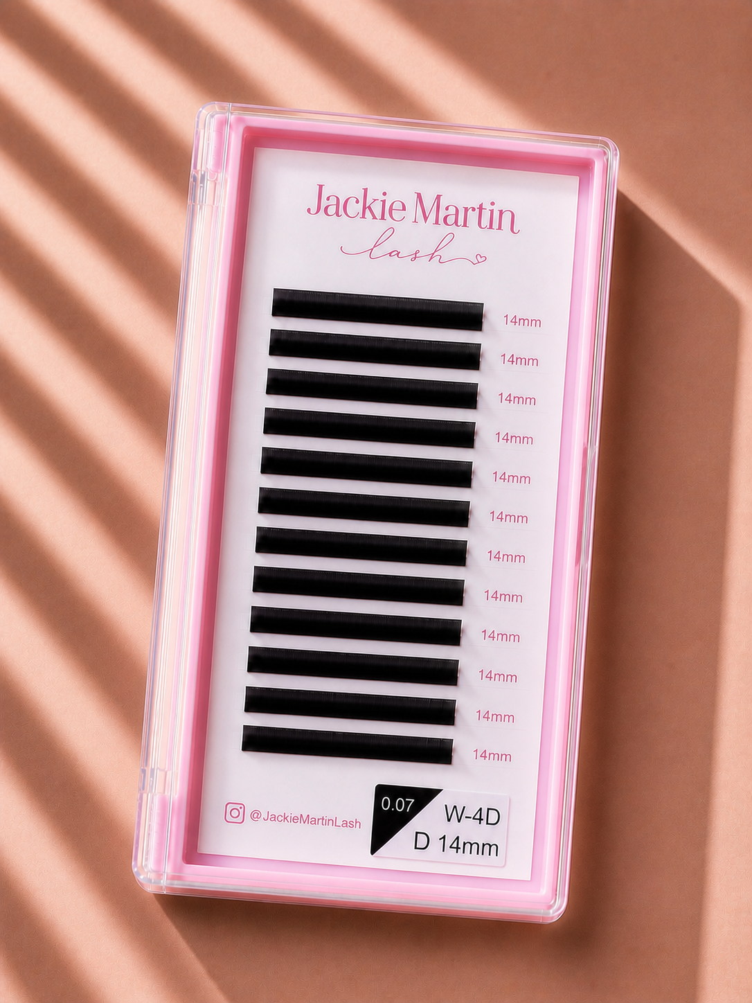 Eyelashes Extension Lashes W-4D Shaped 14mm 0.07 D