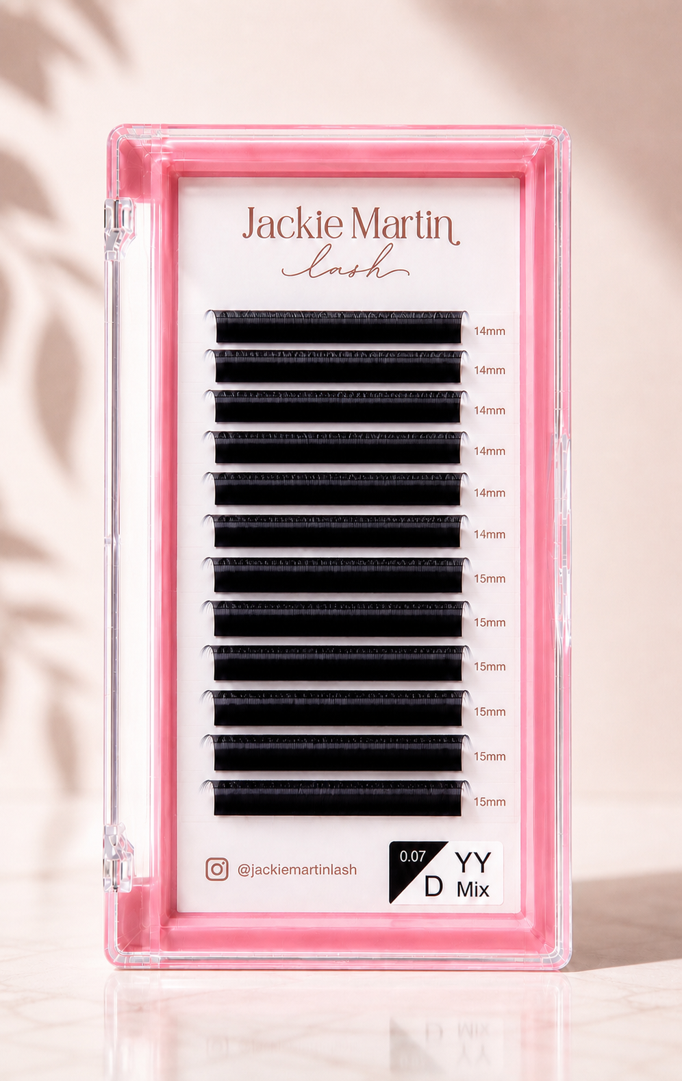 YY Eyelashes Extension Lashes Y Shaped 0.07 D MIX 14/15mm
